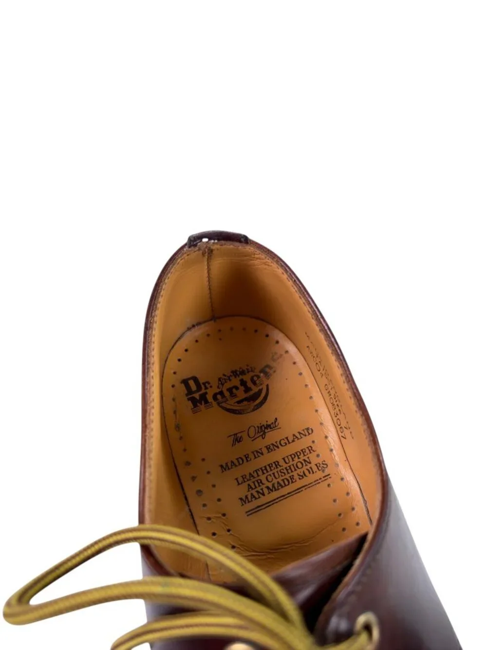 Vintage Dr Martens 1561 Oxford Shoes Mens UK 7 US 8 Brown Leather Made England